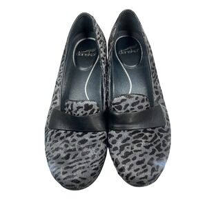 Dansko‎ Oskana Cheetah Print Slip On Loafer Size 40